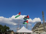 Palestinian flags